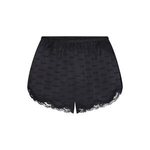 Skims NWT woven jacquard lace sleep short - onyx black